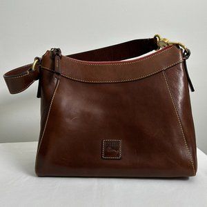 Dooney & Bourke Florentine Large Cassidy Hobo in Chestnut